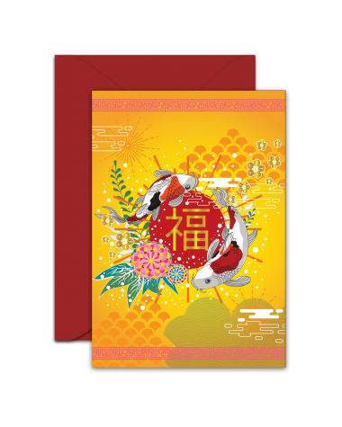 Greeting Card - GC2916-HLL015 - Lunar New Year - Fortune